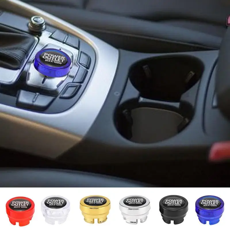 

Universal Car Cigarette Lighter Button Cover fashionable Waterproof Lighter Dust Plug Caps for lighter socket For SUVs Car