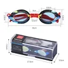 Race  Swimming Goggles Colorful Anti-fog Waterproof Optical Glasses Competive Swim Mask with replaceable nose bridge frames 4