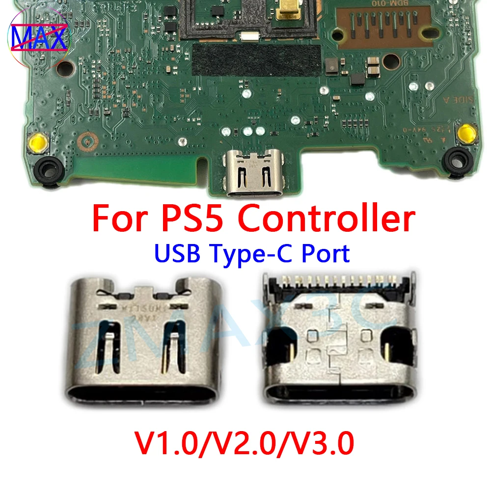 

20 шт. оригинальный для PS5 контроллер USB Type-C Замена порта зарядки для PS5 ручка материнская плата зарядная розетка ремонт интерфейса