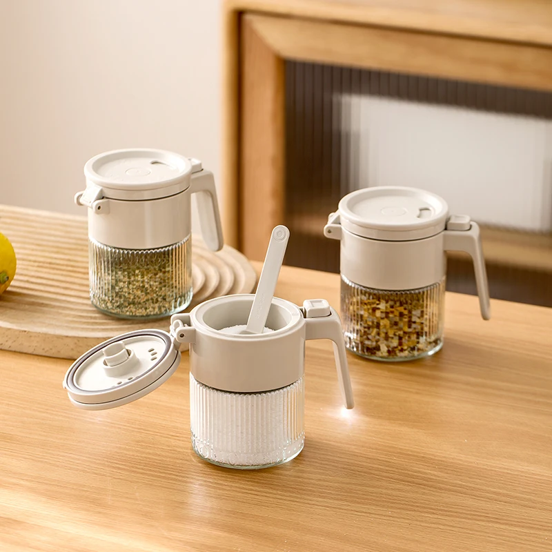 Nieuwe Collectie Dual-Purpose Zout Kruiden Shaker Fles Keuken Huishoudelijke Kruiderij Container Glas Chili Kruidengerei_voghion.com