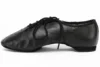 Clearance Professional Cowhide Jazz Dance Shoes For Men Tan Black White Breath Dancing Sneakers Hip Hop Shoes Woman Dancing Shoe 4