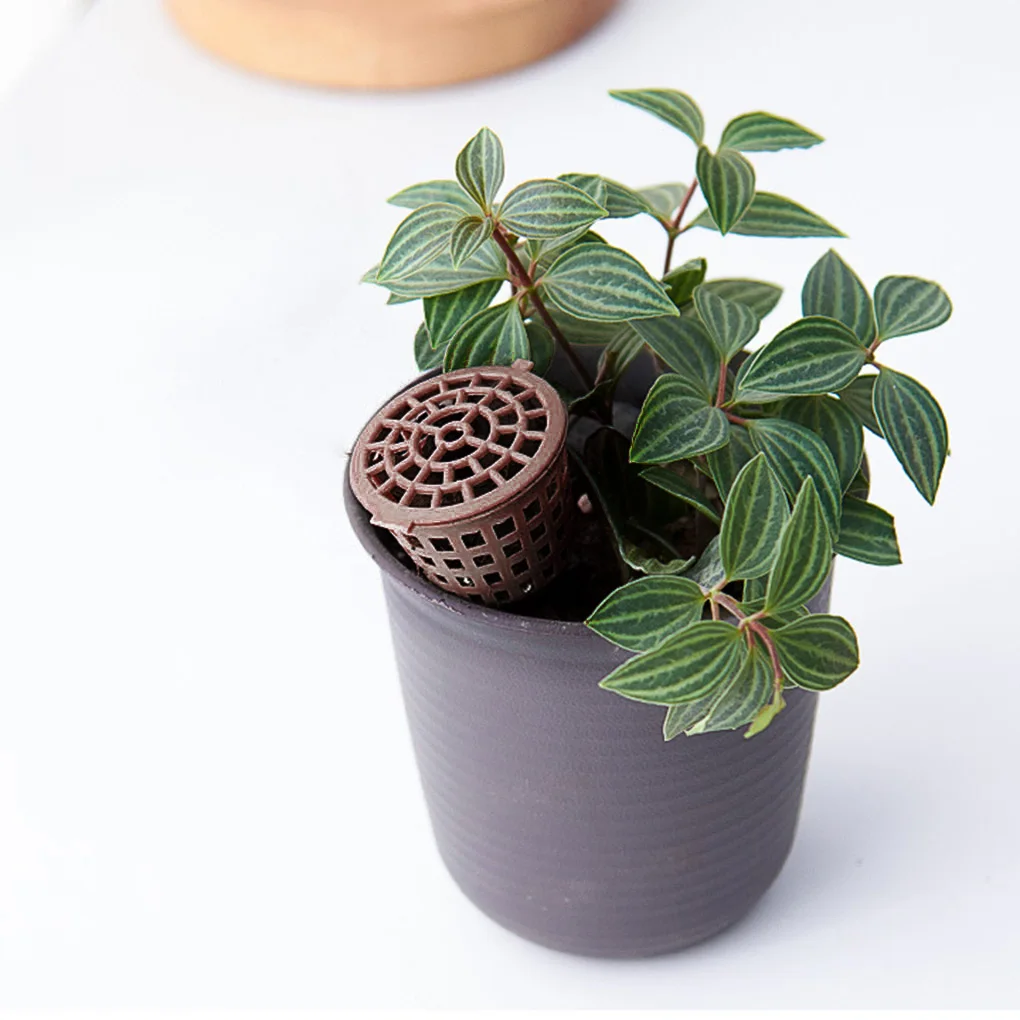 10PCS/Set Fertilizer Lid Basket Bonsai Planting Tool Gardening Supplies Garden Nursery Automatic Fertilization Fertilizer Box garden tools,fertilizer basket box