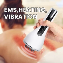 

Electric Gua Sha Vibration Massager Anti Cellulite Heating Massage Far-Infrared Scraping Instrument Micro-Current Slimming Brush
