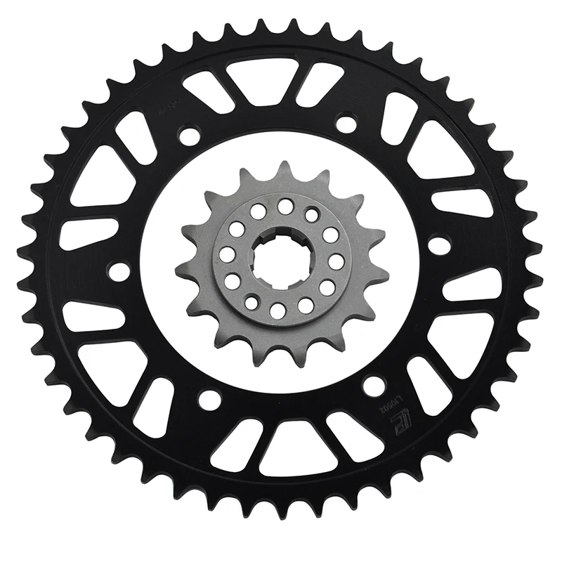 

LOPOR 525 CNC 15T/43T Front Rear Motorcycle Sprocket for Honda XL400 V-J K L Transalp ND06 1988-1991 XL 400