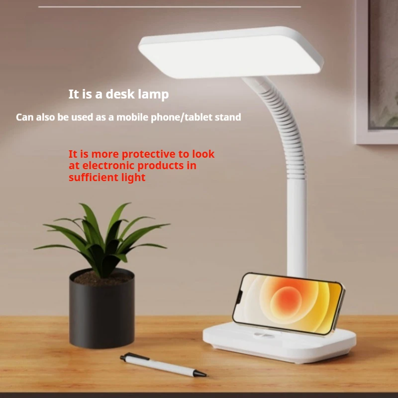 DP Table Lamp Led Desk Lamp Eye Protection Reading light USB rechargeable lamp light adjustable lighting angle bedroom lamps 2