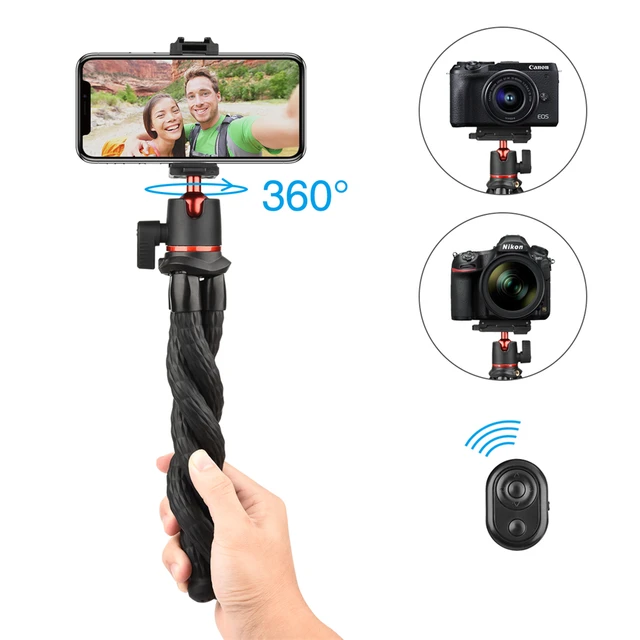 Flexible Mobile Phone Tripod For Camera Selfie Stick Mini Phone Camera  Tripod Stand Cell Phone Holder - Tripods - AliExpress