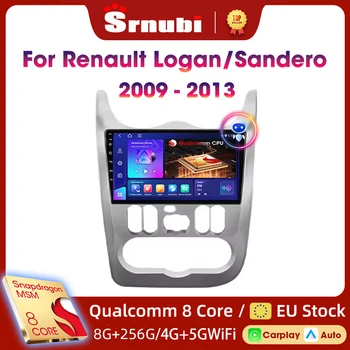 Reproductor Multimedia de Radio para coche Android 2 Din para Renault Logan 1 Sandero 2009-2013 Dacia Duster Carplay 4G GPS Autoradio BT 1