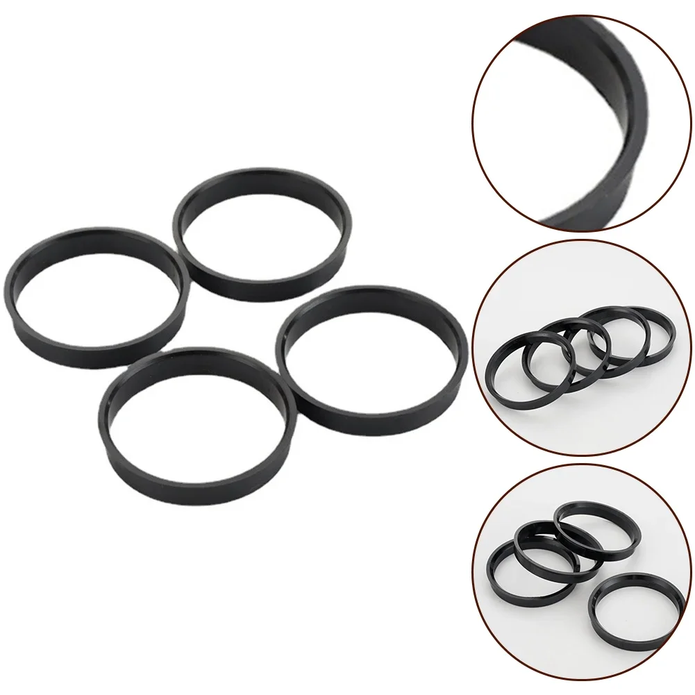 Aluminum Hub Centric Rings 66.6mm to 57.1mm Eliminate Vibrations Enhance Car Appearance Fits Skoda Nissan Pack of 4