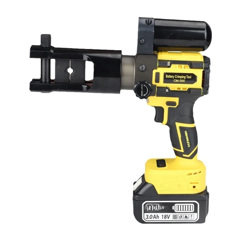 Cm300 Small Portable Electric Hydraulic Crimping Pliers Lithium Battery Copper Aluminum Terminal Charging Crimping Electricians 5