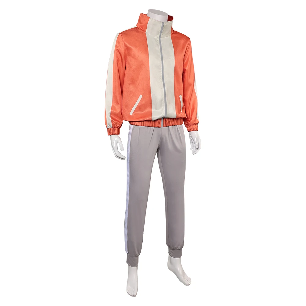 Jiji Cosplay Costume – Dandadan Anime Outfit for Men (Coat & Pants) Halloween Party Suit