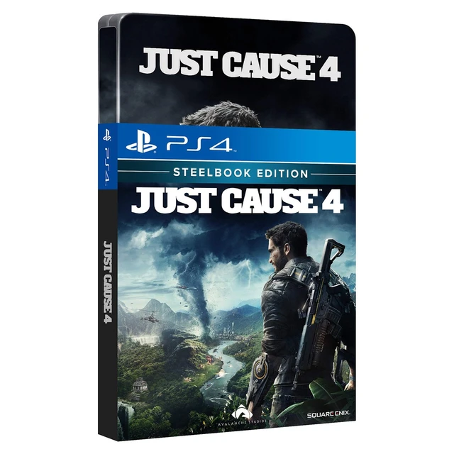 Just Cause 4 Steelbook Edition PS4 Playstation Disk Video Game controller Gaming station Console Gamepad command super - AliExpress