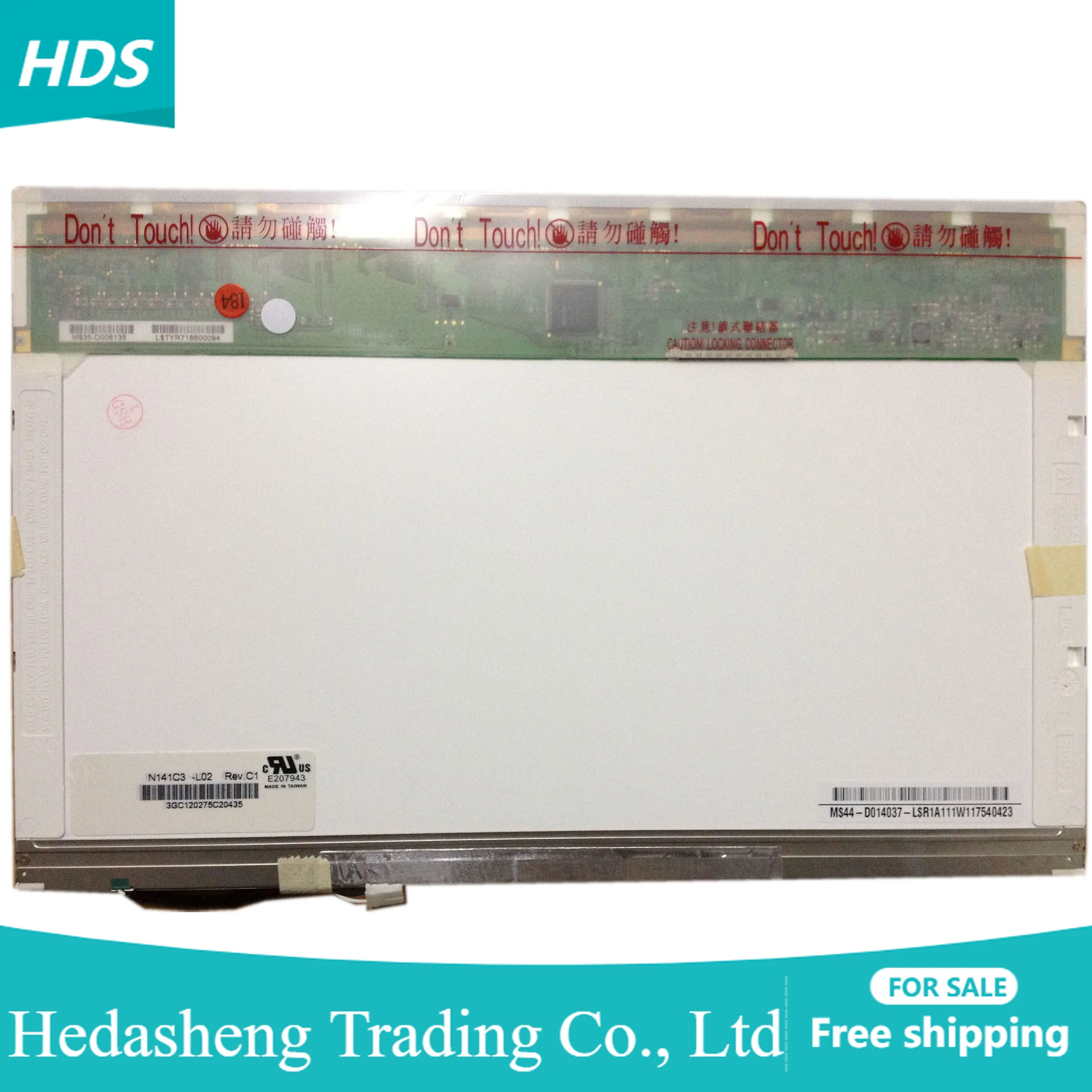 

N141C3-L02 L03 L04 L05 fit N141C1-L02 LP141WP1 TLB1 TLA3 B141PW01 B141PW03 LTN141BT02 30 PIN 14.1 inch LCD SCREEN LVDS