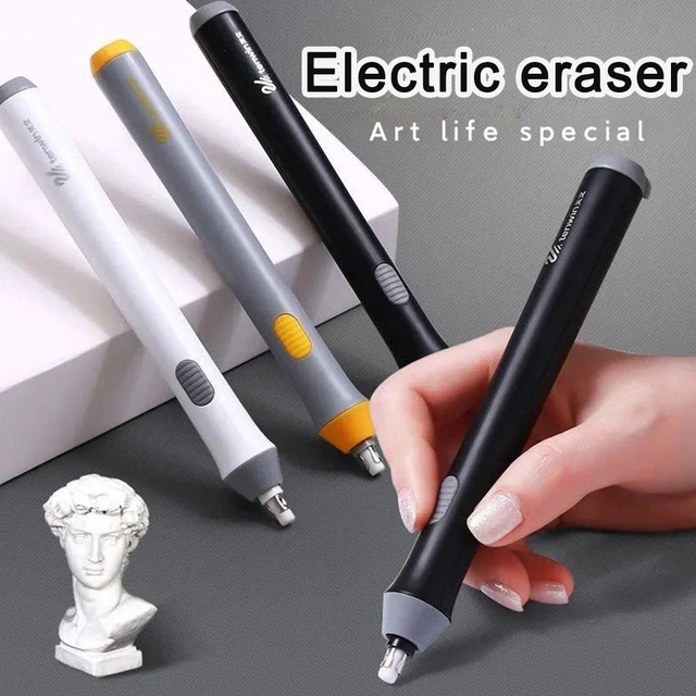 Adjustable Electric Pencil Eraser Kit Battery Operated Highlights Erasing  Effects For Sketch Drawing