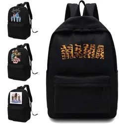 2022 New Canvas Couple High School Bag Men Backpack Shoulders Laptop Backpack Unisex Backpacks Mom Pattern Printed Sport Bag