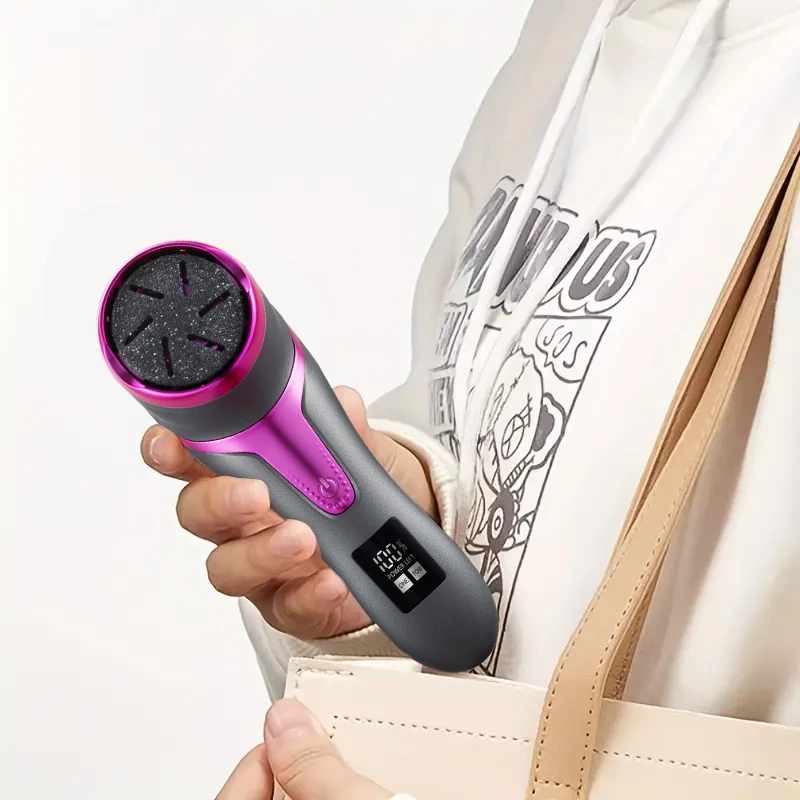 Electric foot grinder with chip vacuum cleaner, foot file with LED, professional 2-speed foot care kit, ten piece foot care kit BEST SELLERS