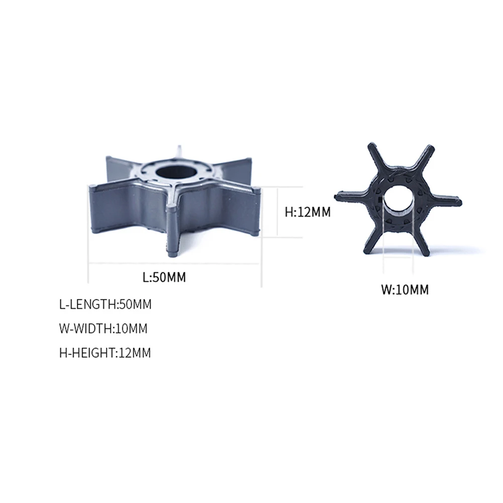 

1pc 63V-44352-01 Accessories Durable High Quality Parts Vehicle Water Pump Impeller 63V-44352-01 Black Brand New