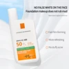 Face Sunscreen Ultra SPF50+ Body Sunscreen Anti-Imperfection Anti-Shine Invisible Fluid Waterproof Portable Sunscreen Cosmetics 2