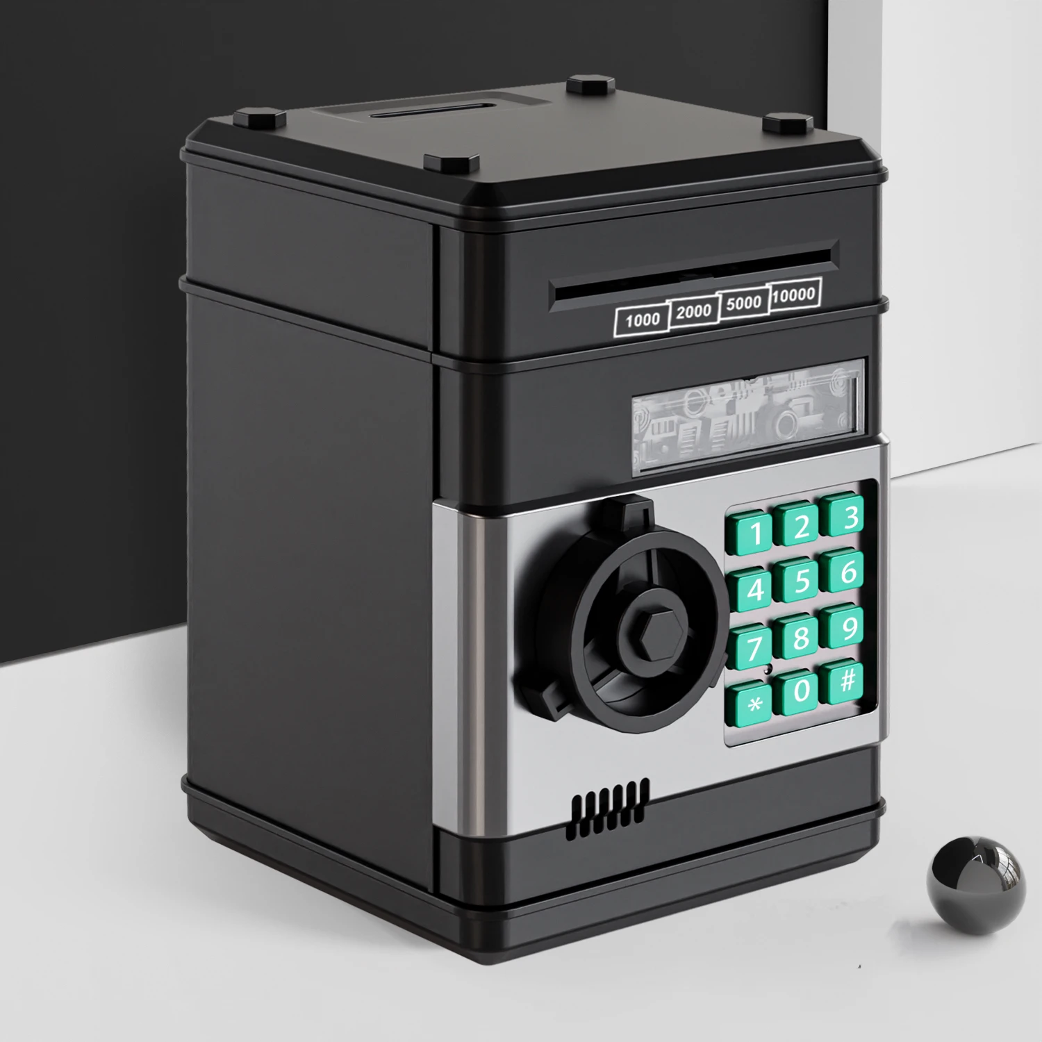 Creative automatic money-rolling Piggy Bank Password Safe Piggy Bank children fall-proof piggy bank birthday gift 5