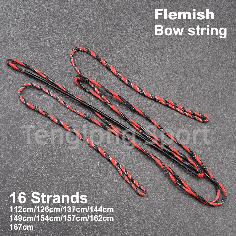Premium Archery Bowstring - Durable 16-Strand Braided Design for Longbows and Recurve Bows
