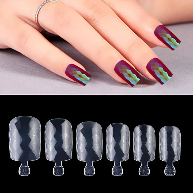 Acrylic Nail Nails Extension Mold 100Pcs Sculpted Nail Tips French Nail L |  eBay