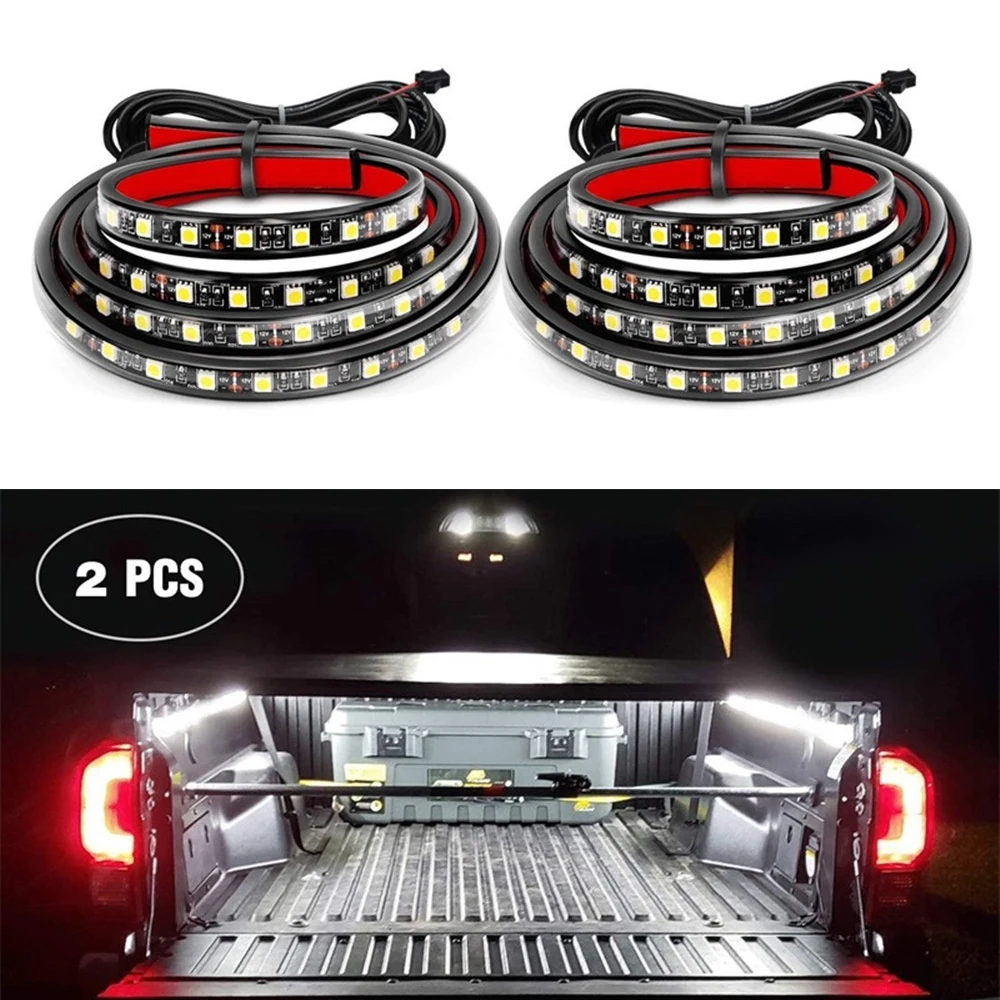 2Pcs LED Car Lights Strip Truck Cargo Bed Running Light Lamp For GMC Sierra 1500 Yukon Car Accessories