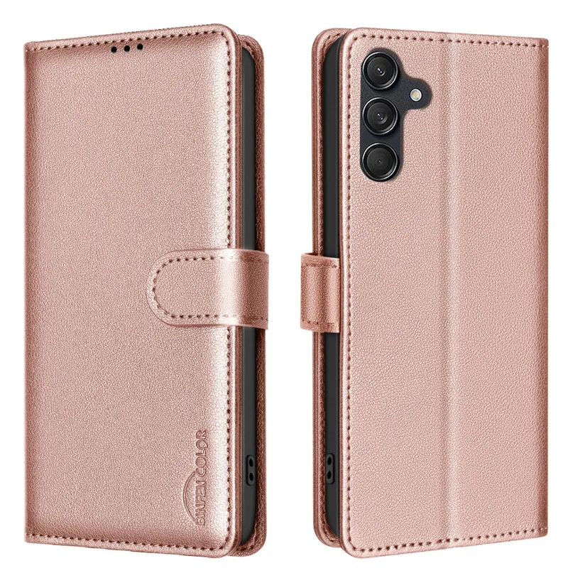 Anti-Theft RFID Blocking Leather Wallet Flip Case