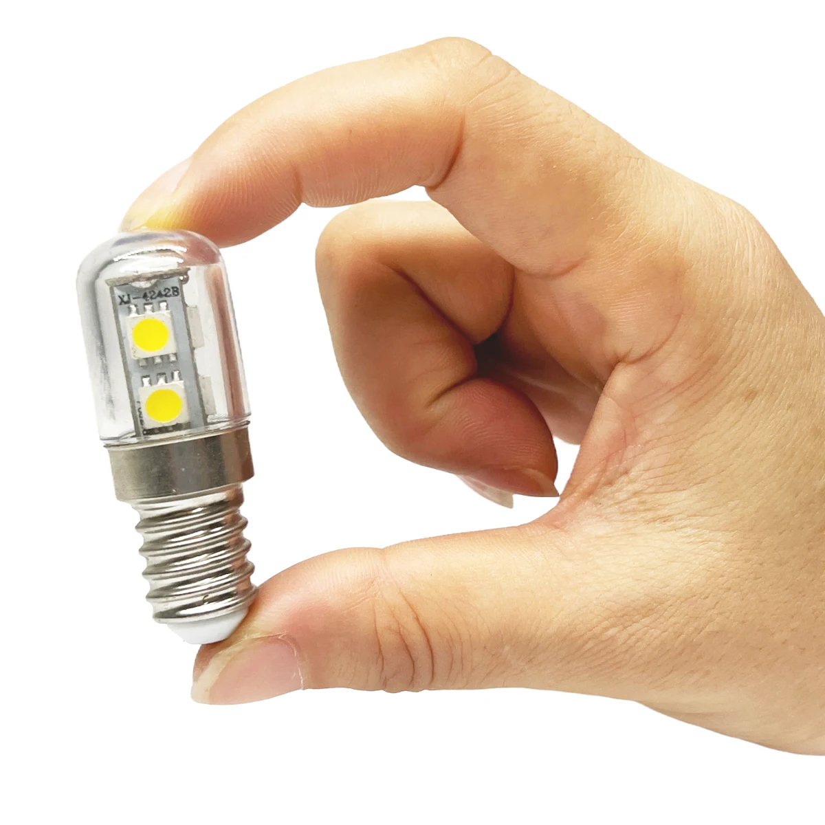 Description Picture 5 of item2pcs/Lot T18S Bulb E12 E14 E17 Small Screw White Light Warm Light Refrigerator Light Sewing Machine LED Light AC 110V 220V