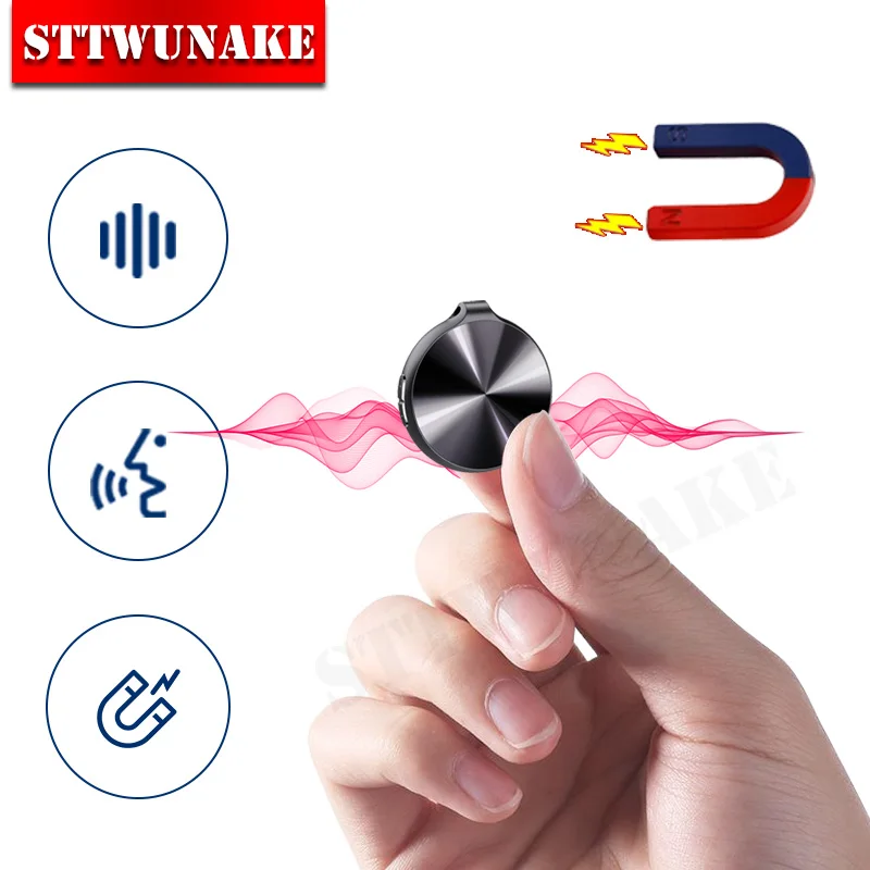 Voice Recorder Mini Voice Recorder Activated Recording Micro Dictaphone Digital Audio Smart Recorder MP3 Player Noise Reduction