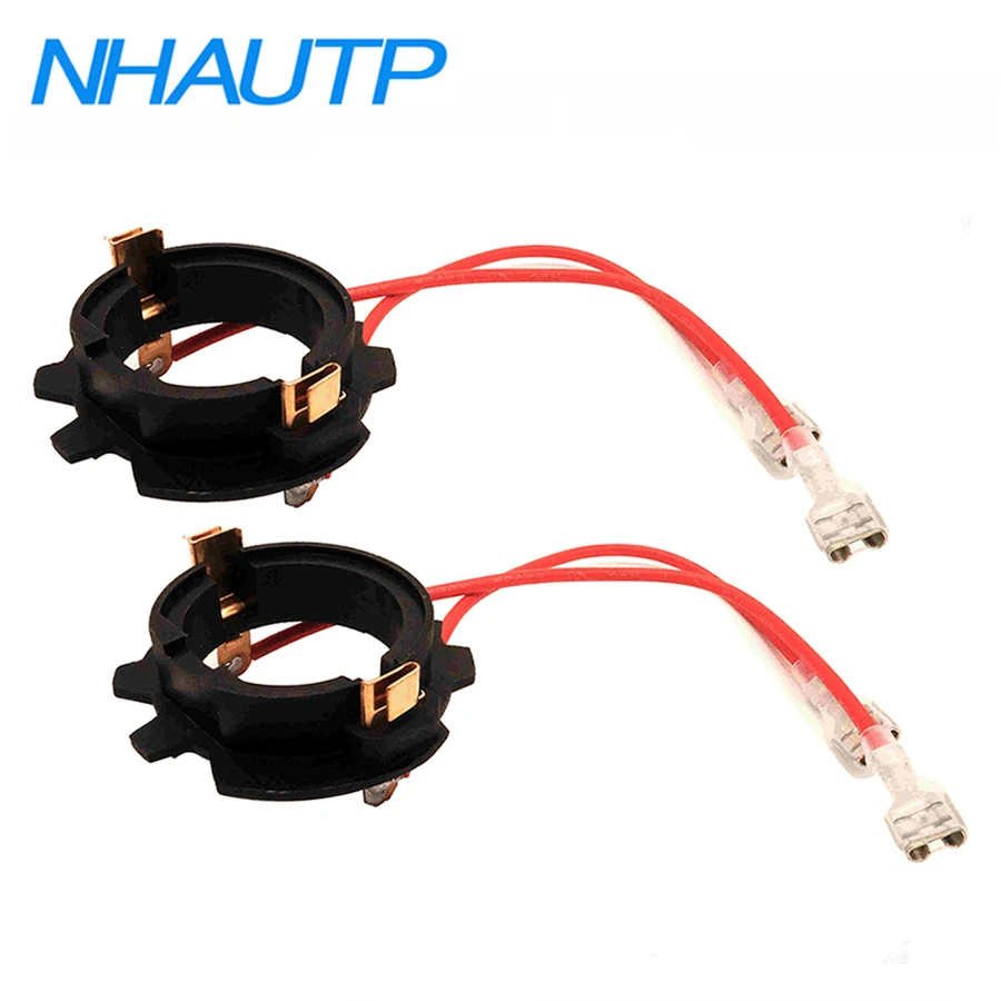 LED Adapters Holders for VW Golf 5 MK5 Jetta Headlight Bulb Base 2Pcs