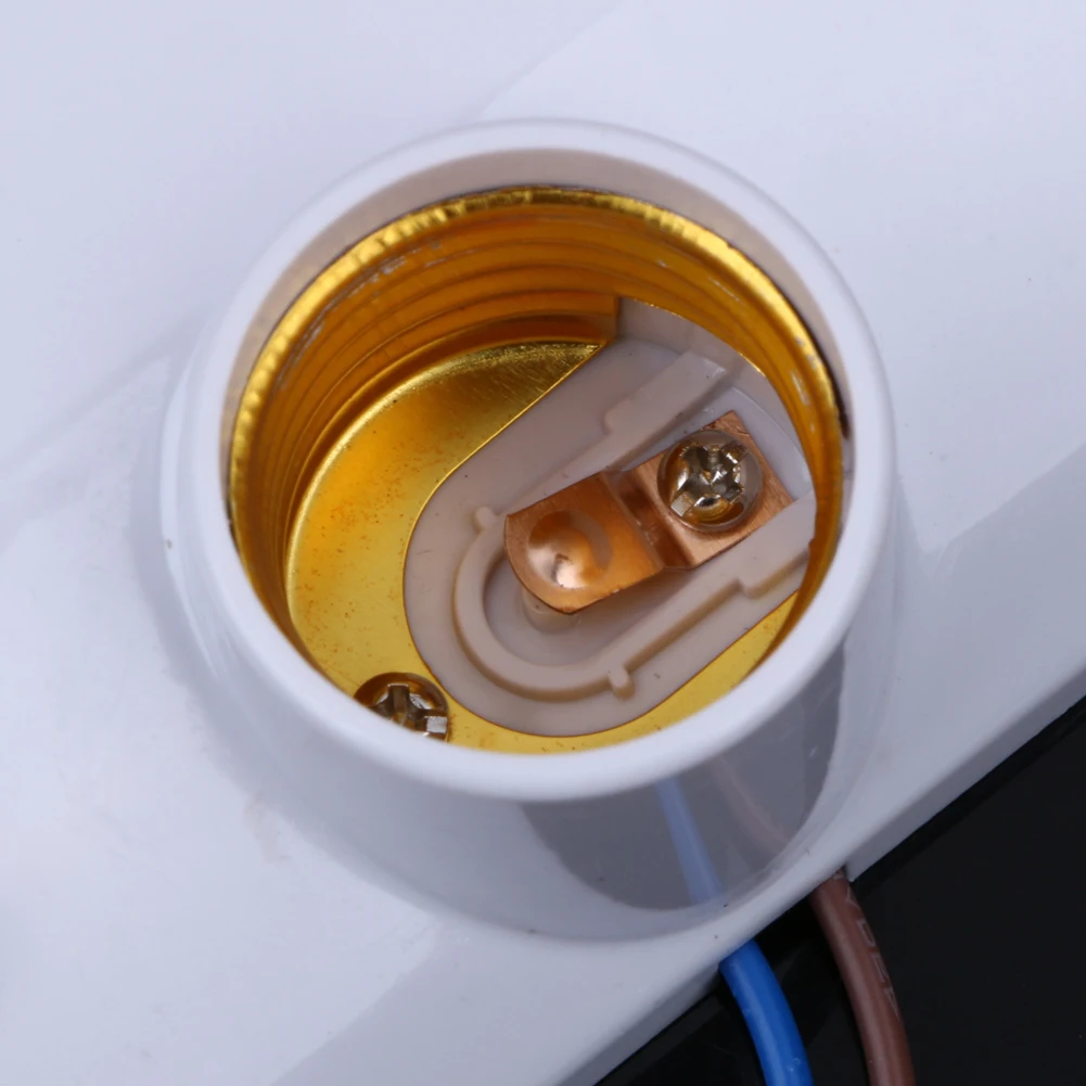 Lamp Base E27 Standard AC 170-250V Lamp Bulb Base Infrared IR Sensor Automatic Wall Light Holder Socket PIR Motion Detector