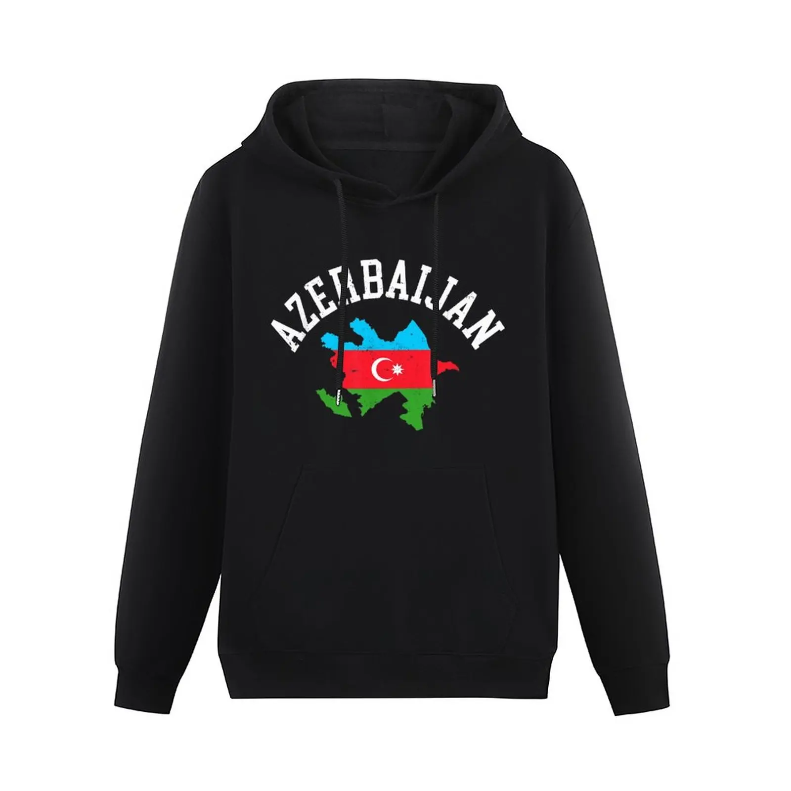 

Men Women Hoodies Azerbaijan Flag Azerbaijani Country Map Hoodie Pullover Hip Hop Hooded Sweatshirt Cotton Unisex