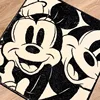 Disney Mickey Mouse Cushion Anime Bathroom Non-slip Mat Kawaii Faux Cashmere Absorbent Carpets Living Room Bathroom Mat Carpet 2
