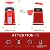 Mini Popcorn Machine Hot Air Popcorn Popper Maker Automatic Butter Snack Appliance for Home Kitchen Movie Christmas 220V 4