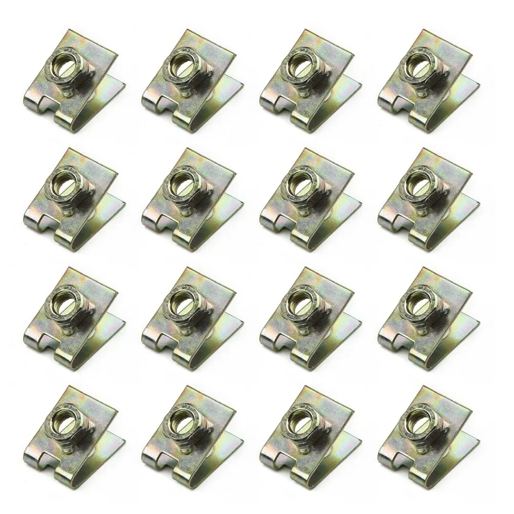 Furniture Connectors Uxcell 25pcs U Nuts Spring Steel Fasteners For M4 ...