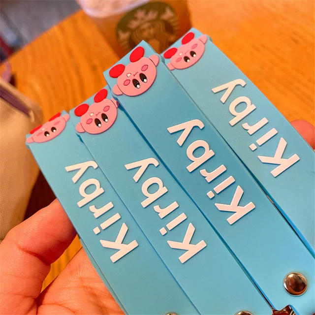 Cartoon Waddle Dee Doo Game Sweet Pink Kirby Anime Pendant Kabi Keychian Children Birthday Gifts Women Car Bag Key Chian Girls 5