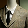Men's Tweed Norfolk Jacket Safari Style Vintage England Suit 4