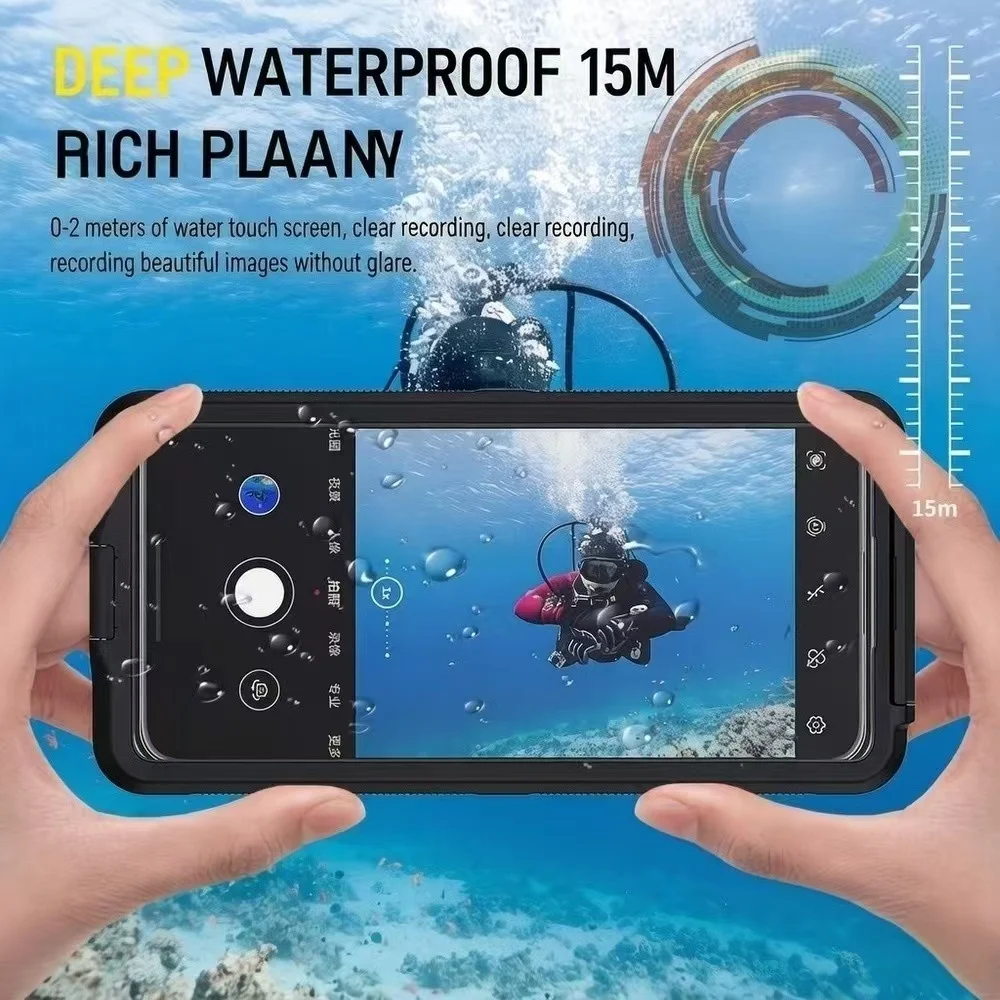 Professional Waterproof Universal Phone Case for Underwater Photography