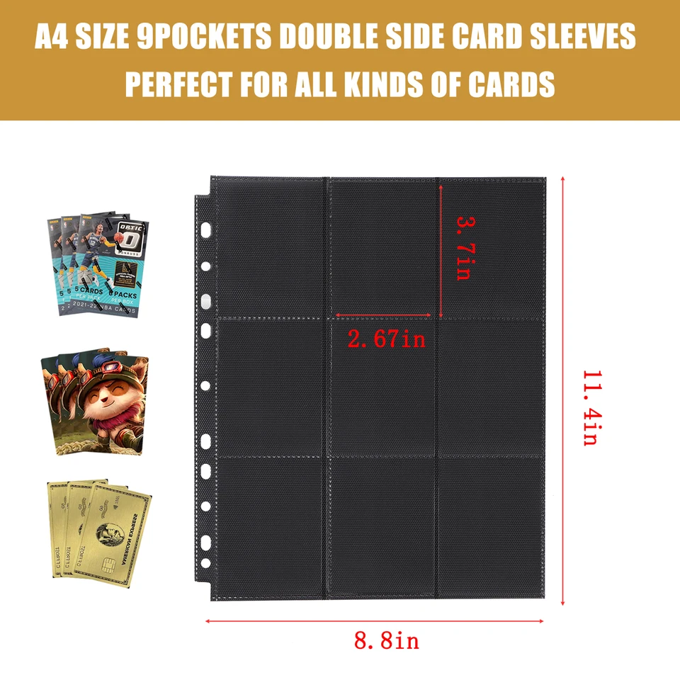 nba card sleeves Amazon.com: 1000 Count Card Sleeves Toploaders for Trading Cards, 10 Colors Soft Baseball Card Sleeve for Standard Cards, Fit for MTG, Football Card, Sports Cards,Game Cards : Toys & Games