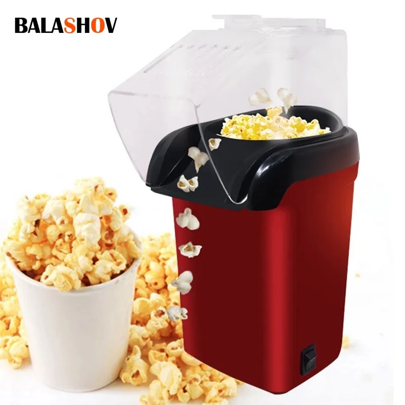 Hot Air Popcorn Mini Popper Portable Maker Machine Delicious & Healthy