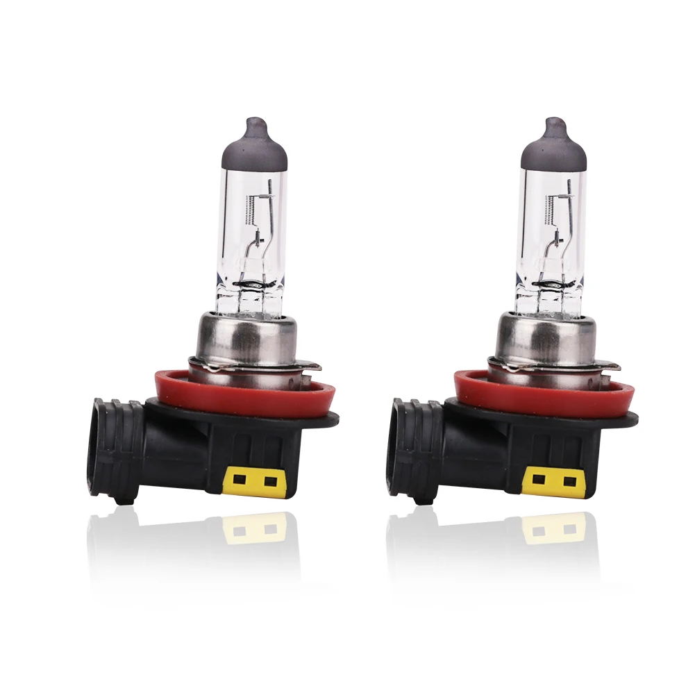 2pcs H8 55W 4300K ??할로겐 램프 자동차 안개 램프 12V 백색광 H8 할로겐 헤드 라이트 전구 H8 자동차 헤드 라이트 교체 전구