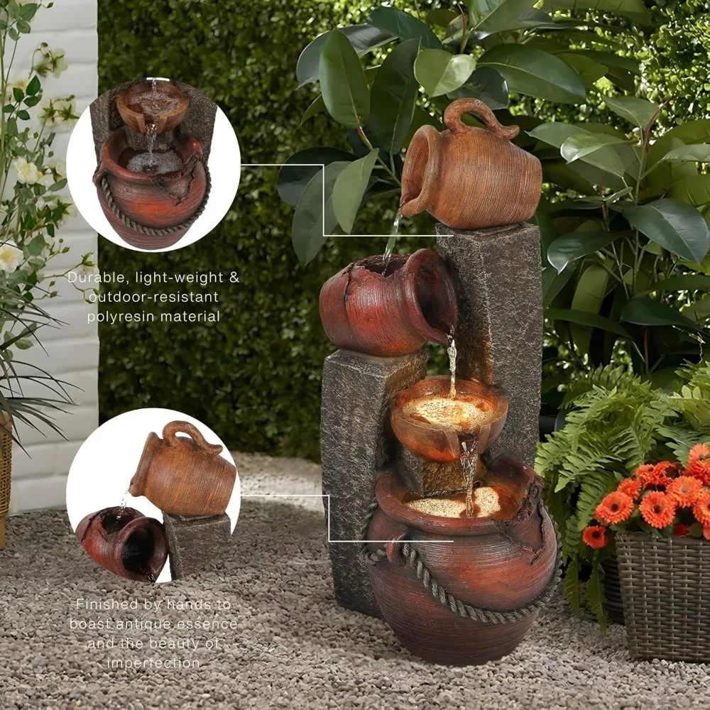 32 Inch Farmhouse Water Fountain 2