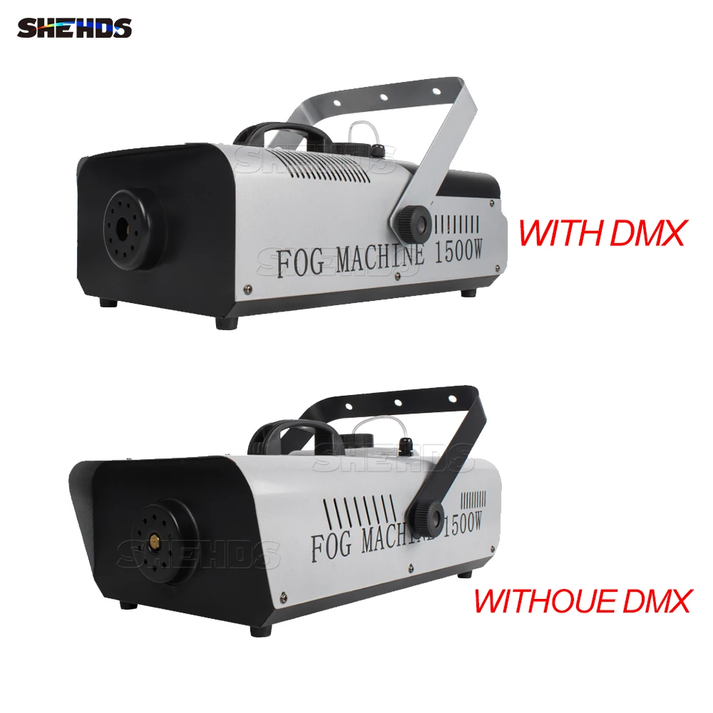 SHEHDS 1500W DMX &1500W Without DMX Smoke Machine Stage Effects Fog Machine Professional Performance Equipment