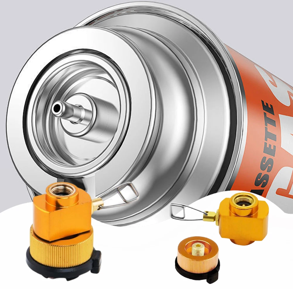 Gas Convertor Shifter Leakproof Refill Flat Tank Conversion Adapter Portable Gas Canister Refill Adapter for Outdoor Backpacking