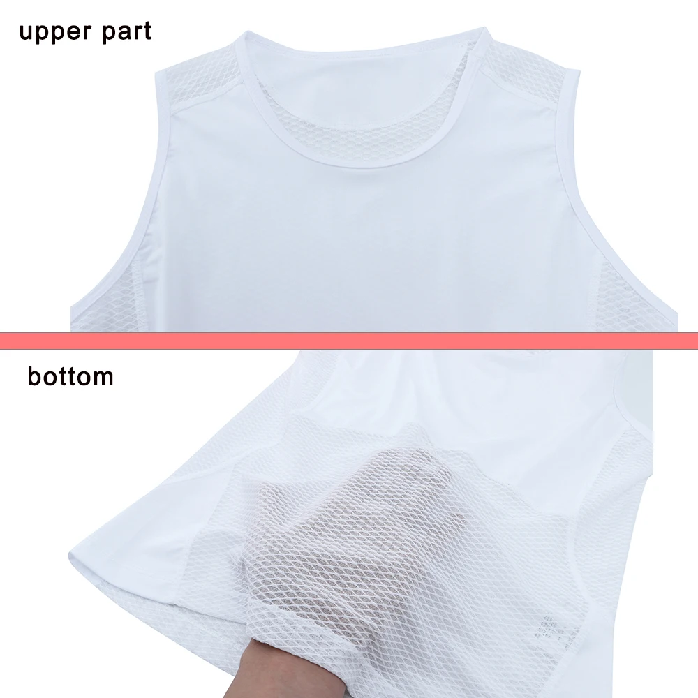 Cycling Vest Cycling Jersey Cycling Undershirt Women's Cycling Vest Mesh Breathable Quick Dry