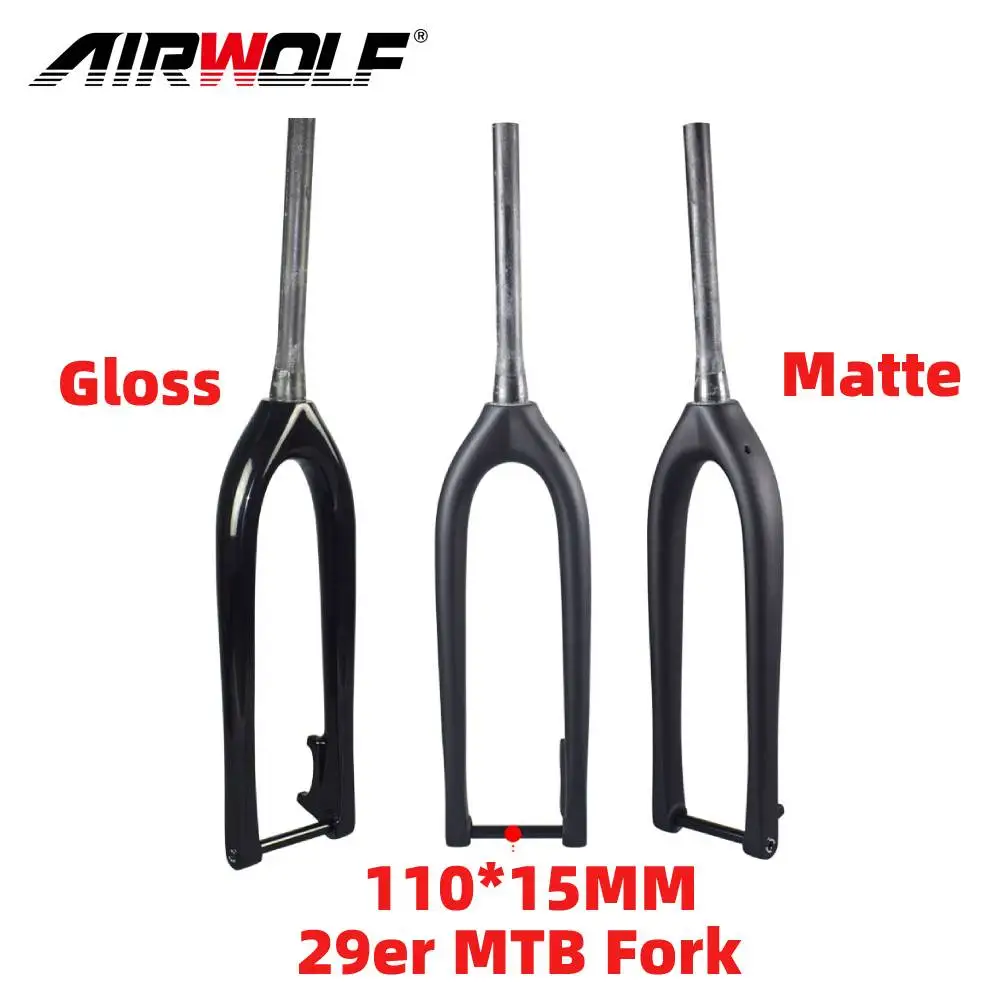 Forcella Rigida Mtb 29 Forcella Per Mountain Bike Boost 110*15Mm Accessori Per Biciclette Ruote Max Dimensioni 29Er * 3 Pollici Forcella Anteriore Per