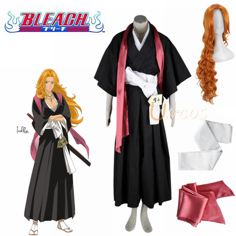 

Anime BLEACH Matsumoto Rangiku Anmie Manga Cosplay Costume Wig Kimono Sexy Any Size