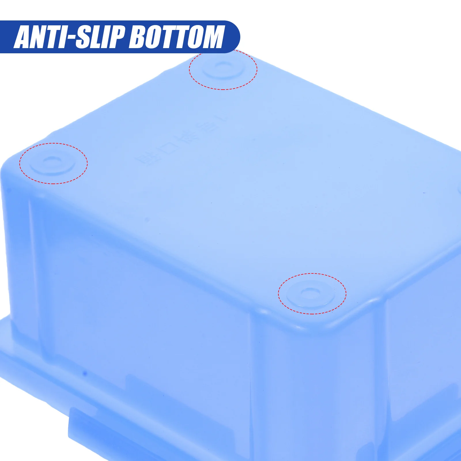 6개 플라스틱 네스팅 선반 박스 저장 정리함 창고 가정 사무용품 적층형 컨테이너 신제품