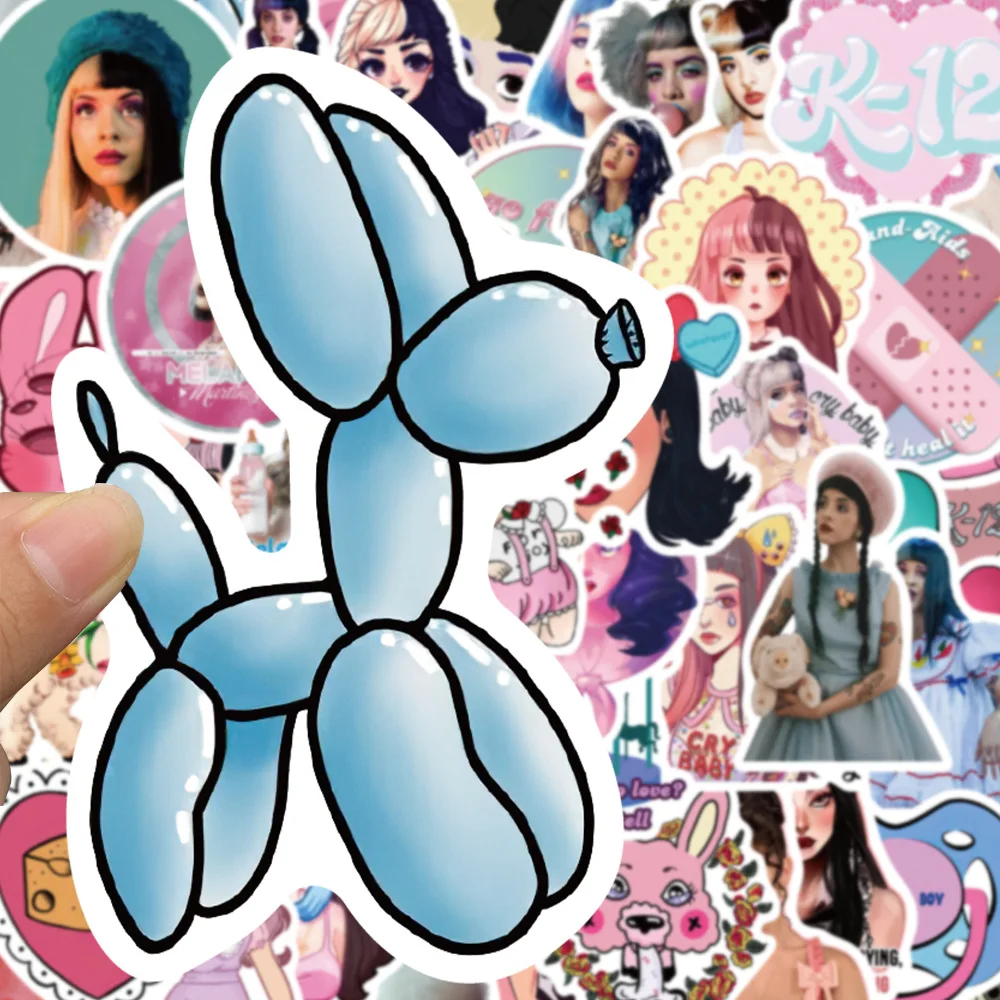 T] 60Pcs/Set Melanie Martinez Stickers Singer Waterproof Stickers Decal for  Toys