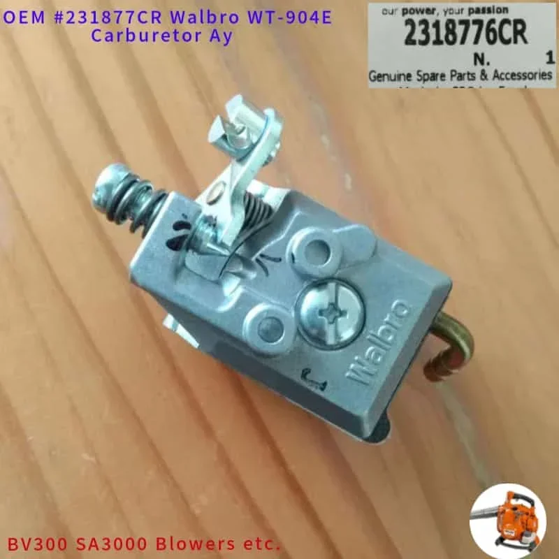 

BV300 CARBURETOR WT-904E 2318776CR FOR OLEO-MAC EFCO SA3000 30.5CC BLOWER OEM CARBURETTOR ORIGINAL WALBRO CARB WT904