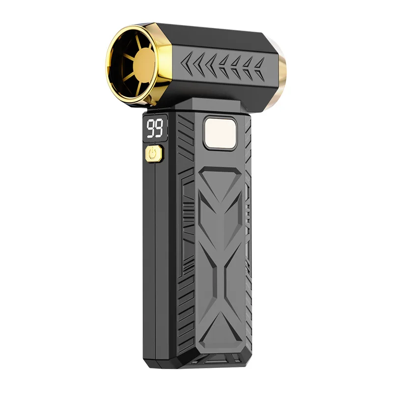 2026NewHigh-Speed Turbo Asciugacapelli Ricarica USB Turbo Jet Ventilatore 2-in-1 Ultra Forte Ventola Aspirapolvere Portatile Spolverino per la Pulizia